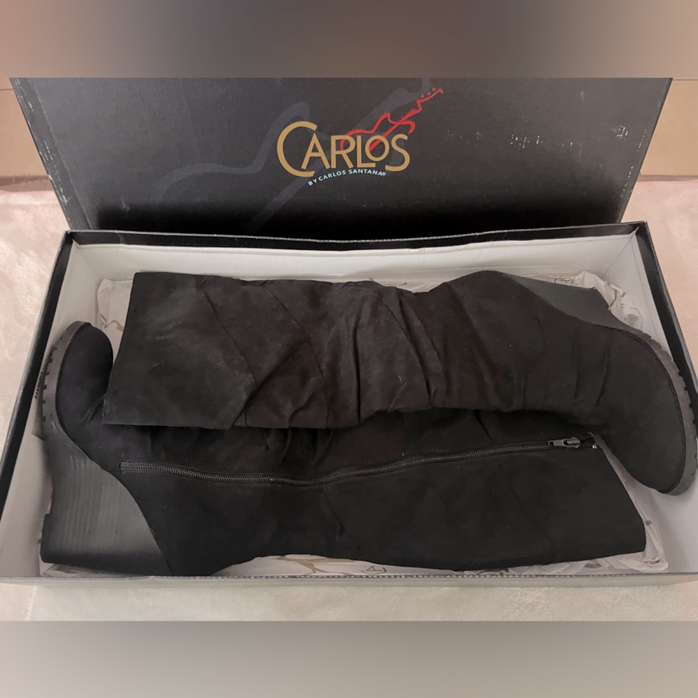 Carlos by Carlos Santana Women's Caress Boot Black 7 1/2 M.